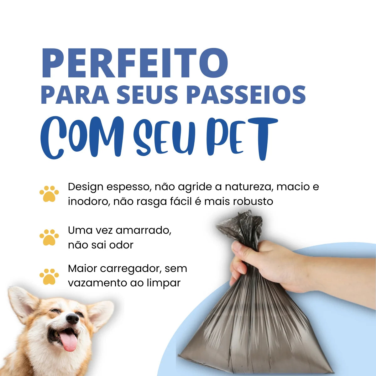 12 rolos de lixo para cães e gatos de estimação com coco, 15 sacos em cada rolo