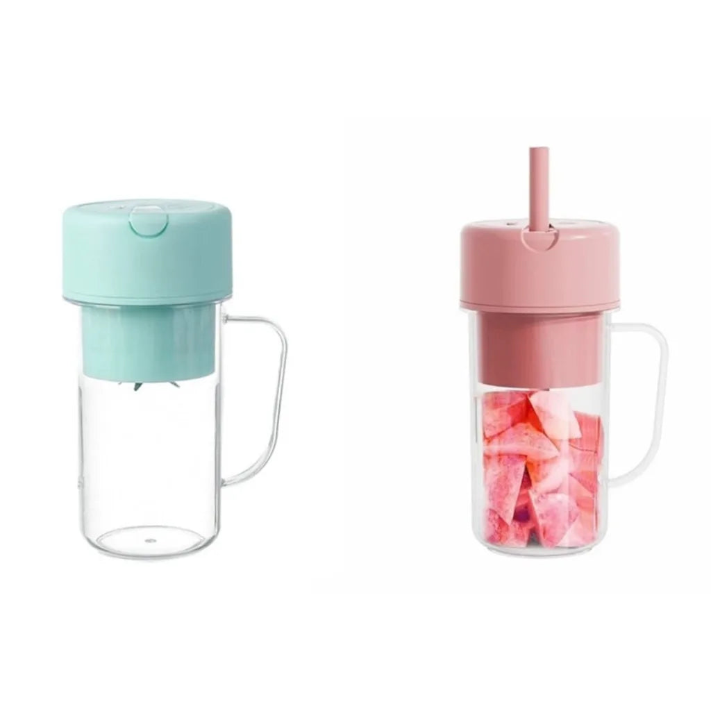 Portable Electric Fruit Juice Blenders Summer Personal Mini Bottle Home USB 6 Blades Juicer Cup