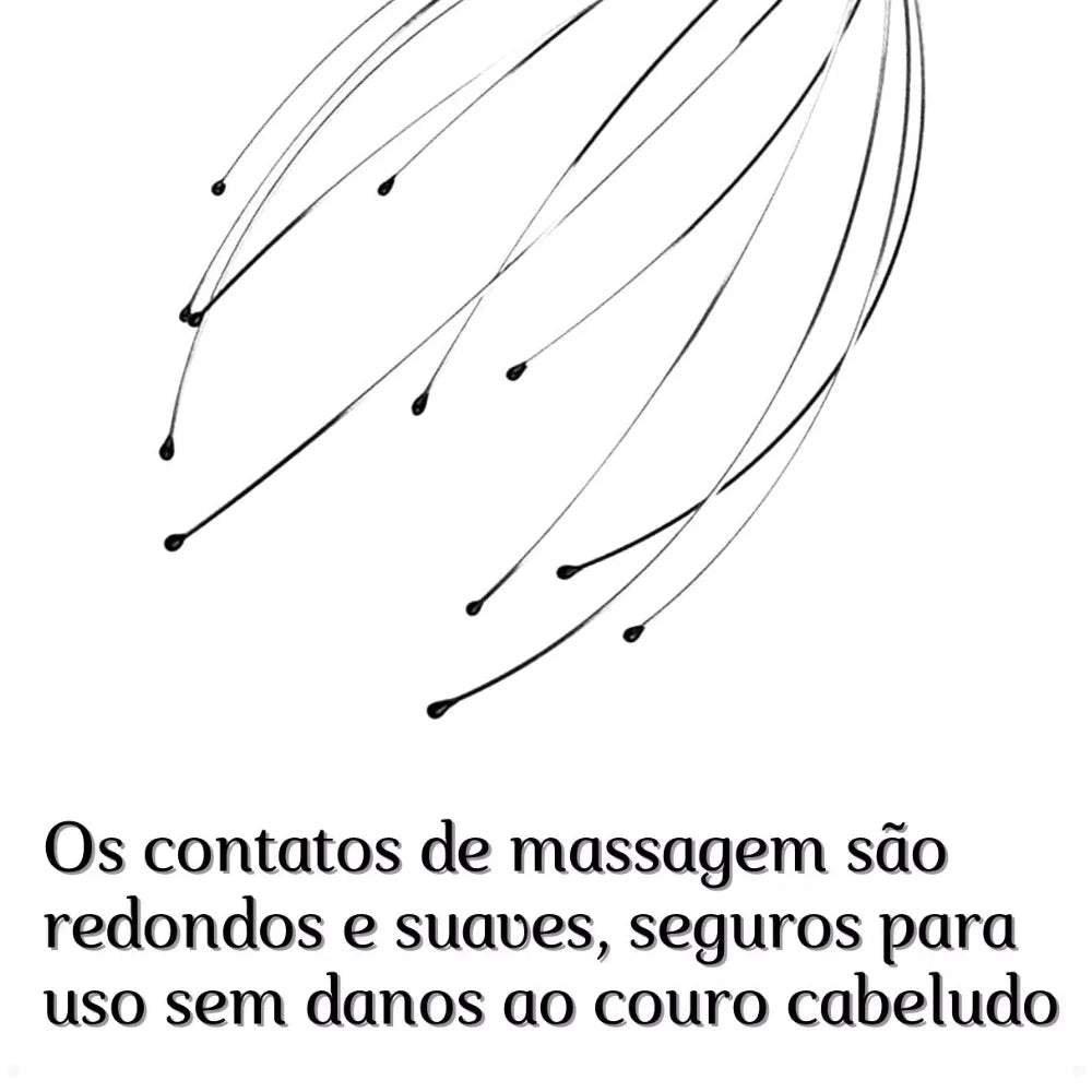 Anti-stress Head Massager Cossator Cafuné Relaxing Relives Tention SORTS