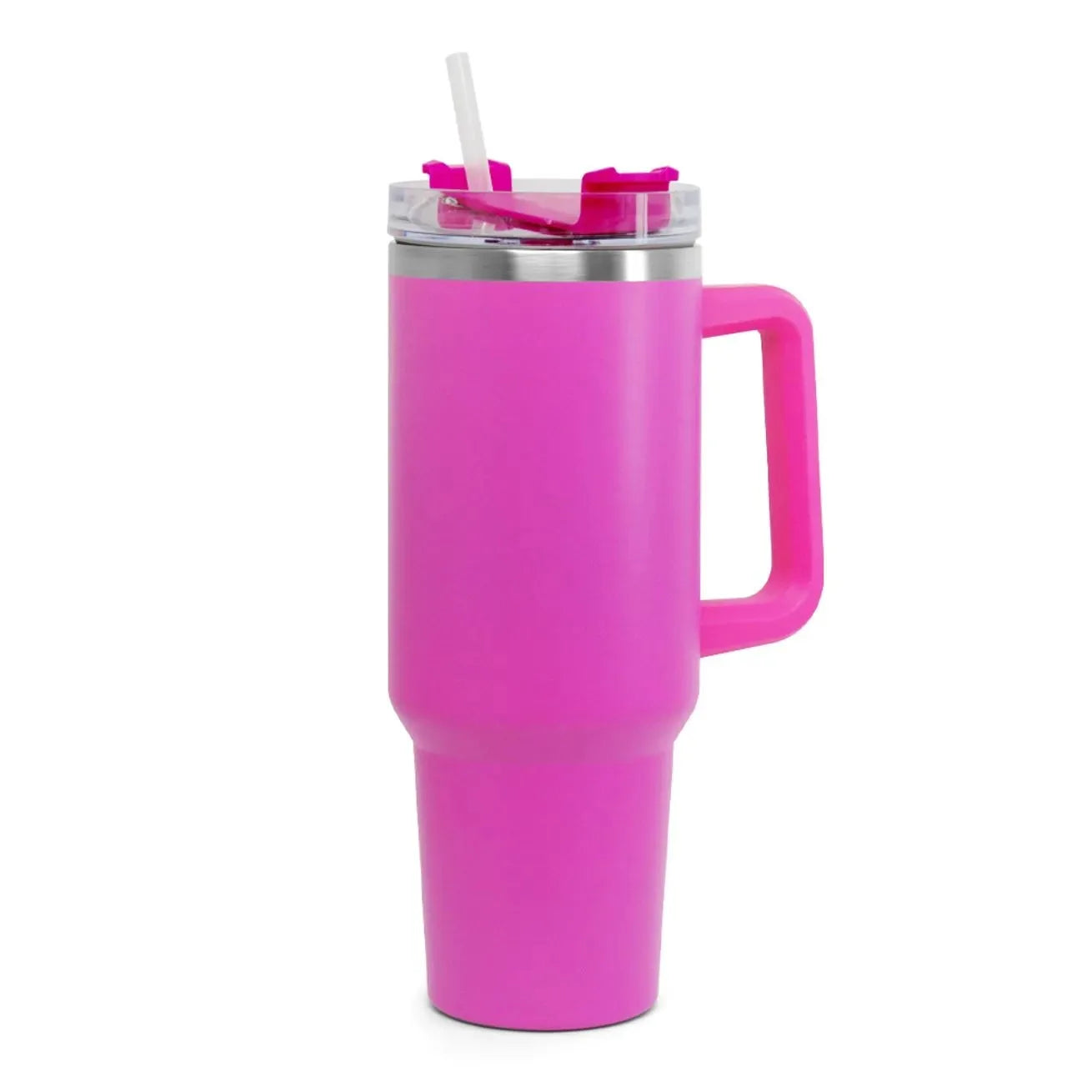 Copo Garrafa 1200ml Térmico com Canudo Alça Portátil para Água Café Refrige