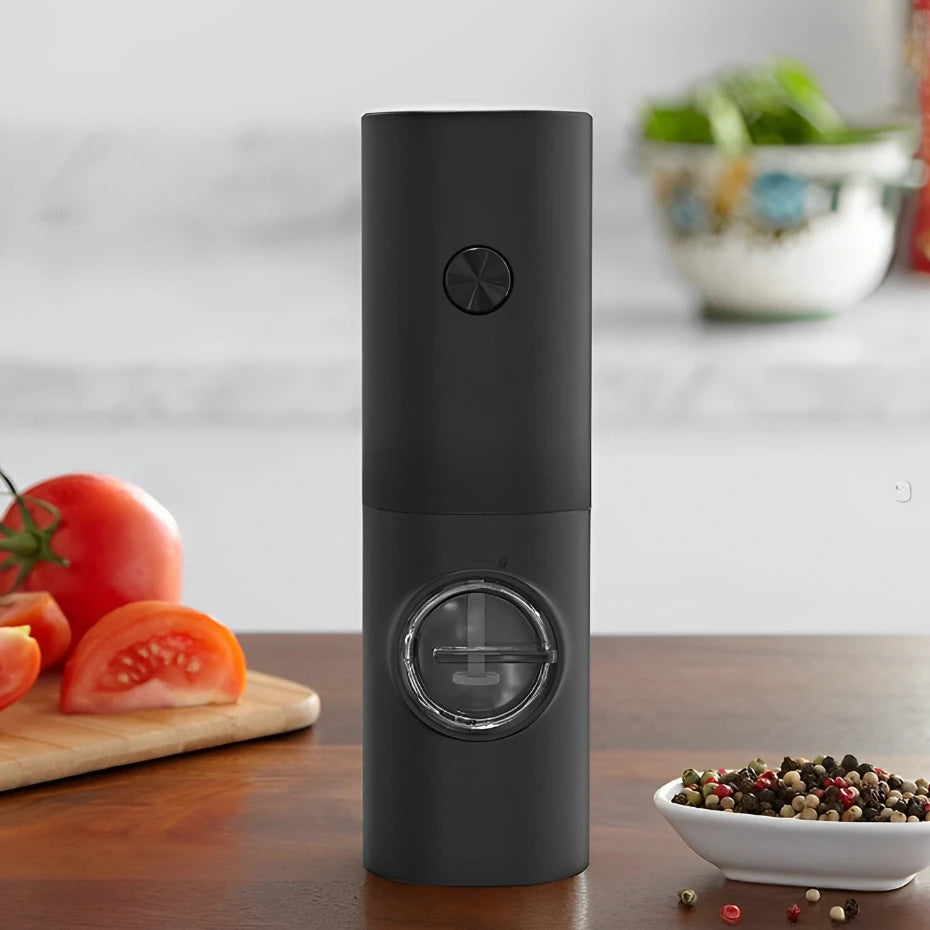 Electric Salt Grinder Pepper Seasonings Automatic Condiments With Adjustment Grinding