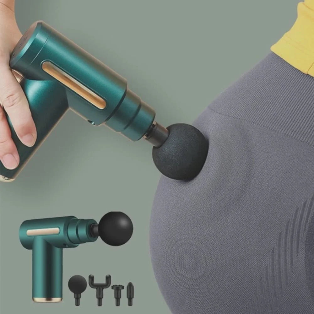 Massageador Elétrico Mini Profissional Muscular e Facial Recarregável Massagem e Terapia