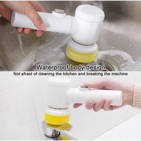 5 in 1 Electric Cleaning Brush Wireless Practical Multipurpose Cleaner For Kitchen Bathroom Practical Economic Free Shipping