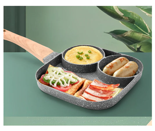 Nonstick 3 Holes Marble For Egg Separate Food Rapida - Neverdie Store