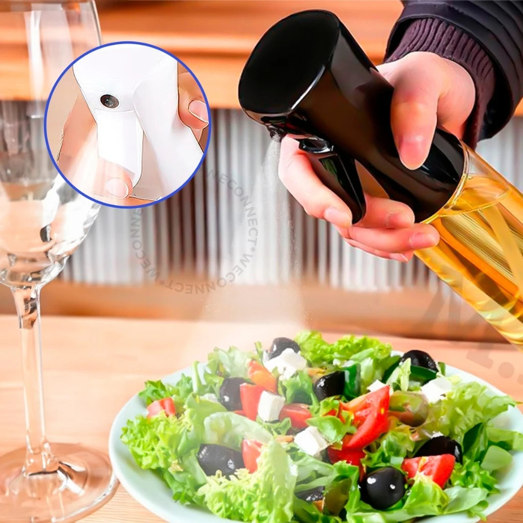 Spray Sprayer 220ML Olive Oil Culinary Vinegar Glass Pulverizer