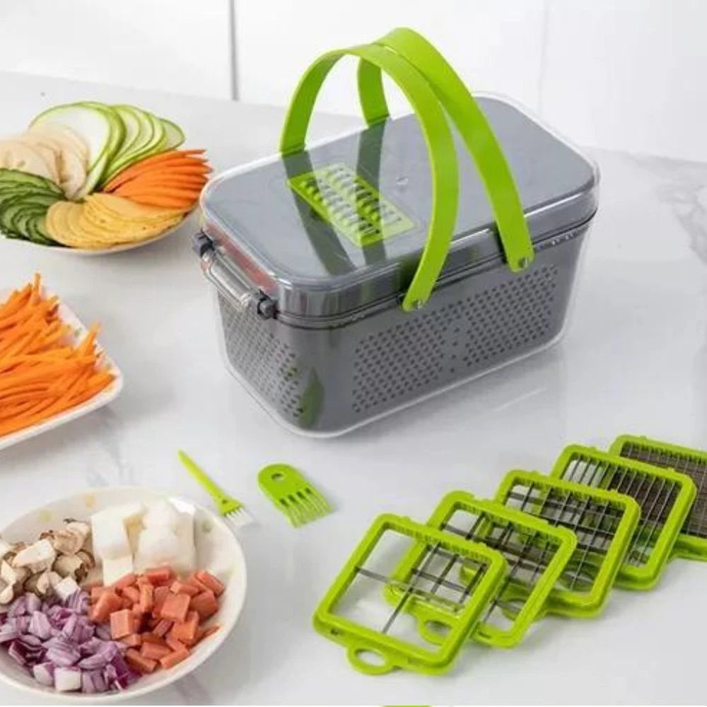 Vegetable Sler-Household Kitchen Grater Essential Cutter For Onion Garlic Carrot And Potato
