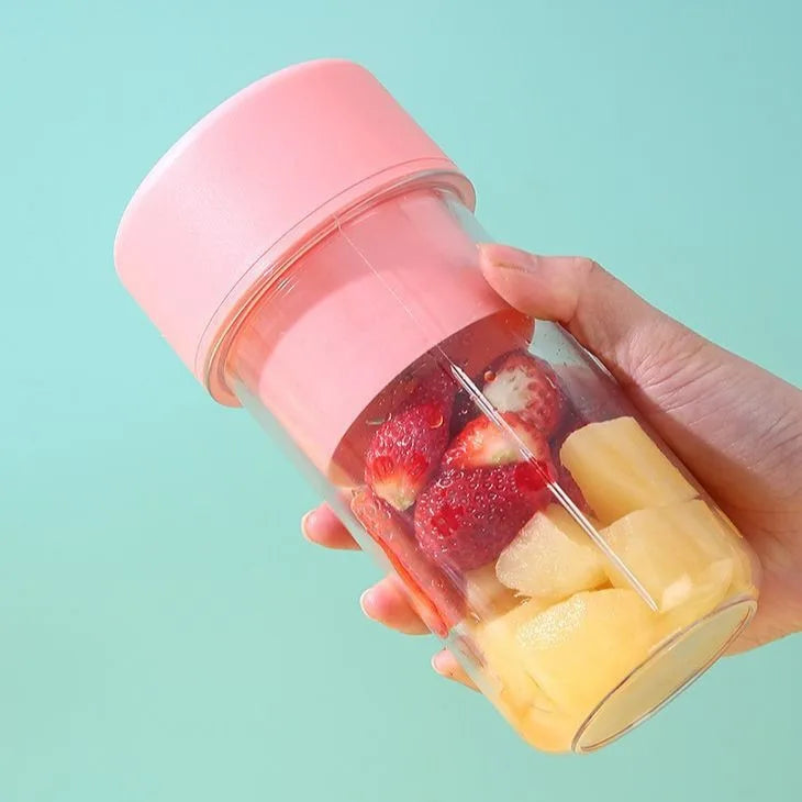 Portable Electric Fruit Juice Blenders Summer Personal Mini Bottle Home USB 6 Blades Juicer Cup