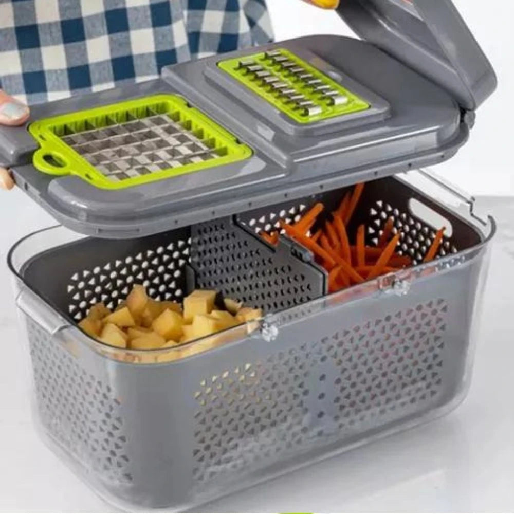 Vegetable Sler-Household Kitchen Grater Essential Cutter For Onion Garlic Carrot And Potato