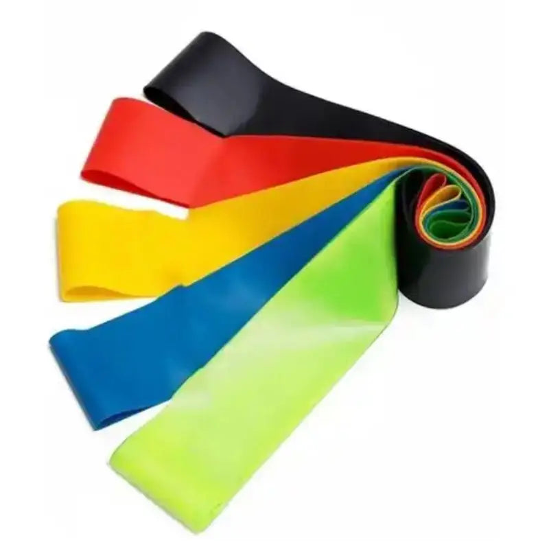 Kit 5 Elastic Bands Mini Bands Exercise Resistance Belt