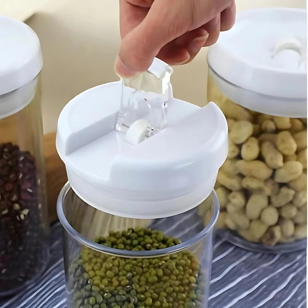 450 mL Airtight Pot Round Multipurpose Acrylic Kitchen Pots