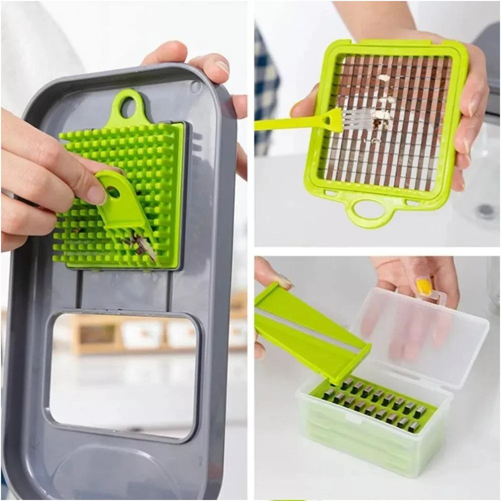 Vegetable Sler-Household Kitchen Grater Essential Cutter For Onion Garlic Carrot And Potato
