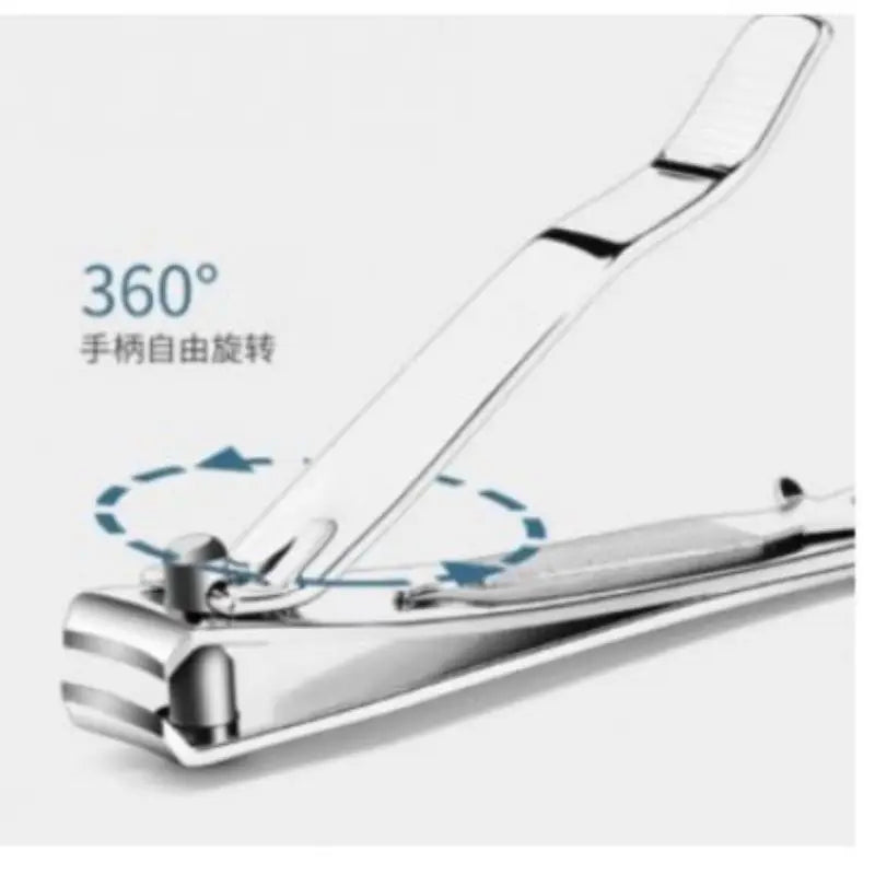Large Nail Cutter with Sandpaper Stainless Steel Manicure Pedicure