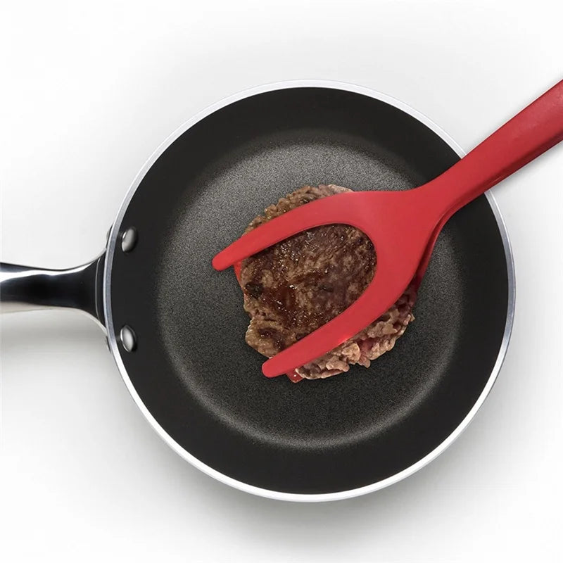Multipurpose Silicone Spatula 3 Kit With Tickerpick For Eggs Steak Pancake Tapioca