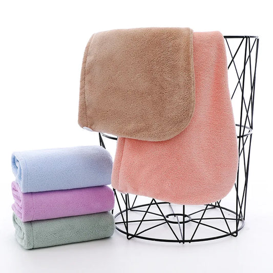 Thick Magic Towel For Hair Dry Fast Bath cap