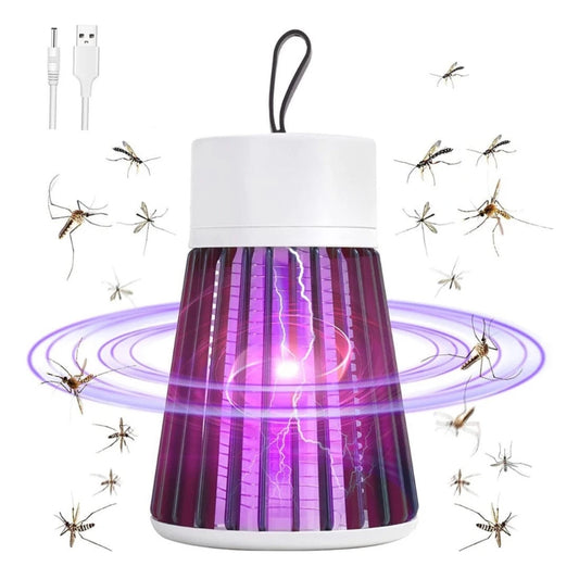 Lâmpada Elétrica Mata-Mosquitos Com Luz UV Usb Recarregável Armadilha Para In