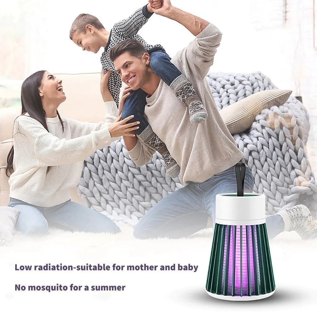 Lâmpada Elétrica Mata-Mosquitos Com Luz UV Usb Recarregável Armadilha Para In
