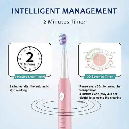 Electric Teach Brush For Men And Women Couple Whiten IPX7 Ultrasonic Tee Waterproof Automatic