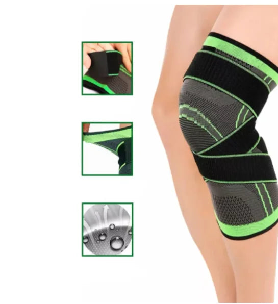 Joint Compression Kneading With Cross Straps Joint Tensor