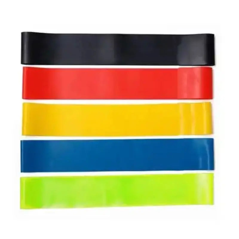Kit 5 Elastic Bands Mini Bands Exercise Resistance Belt