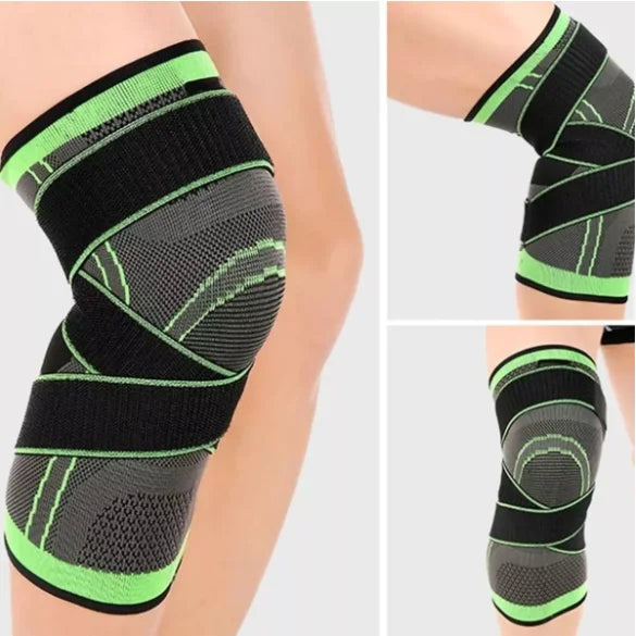 Joint Compression Kneading With Cross Straps Joint Tensor