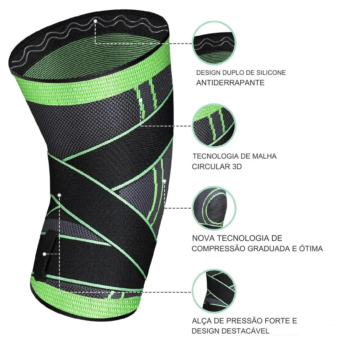 Knee Braces Compression Knee Braces Knee Protection Fitness Gym Running Sport