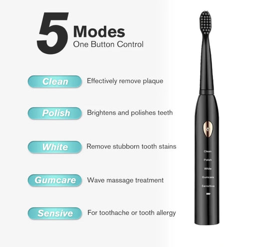 Electric Teach Brush For Men And Women Couple Whiten IPX7 Ultrasonic Tee Waterproof Automatic