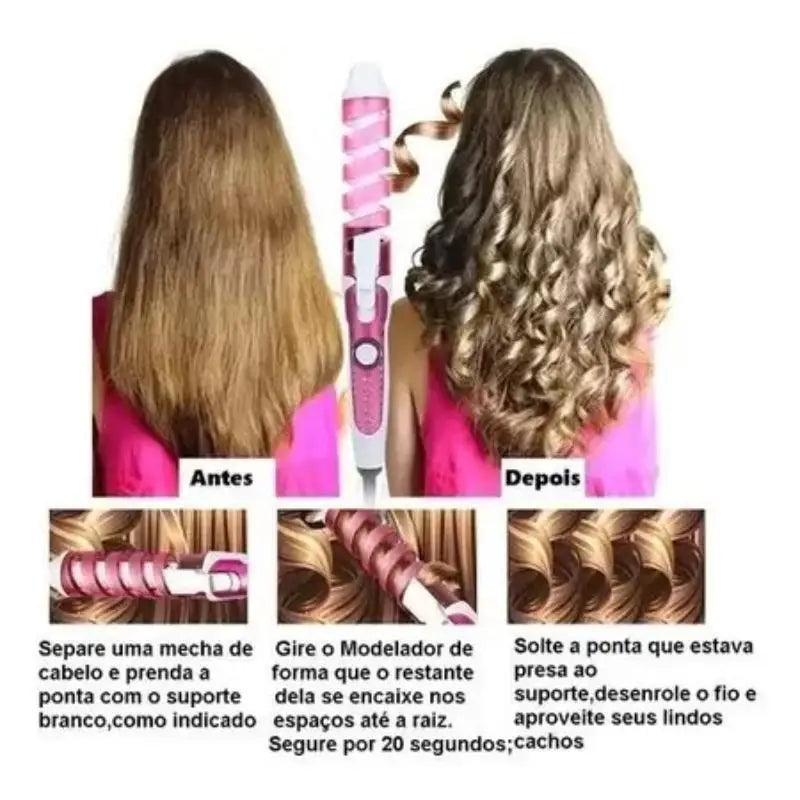 Professional Bivolt Curler Hair Curler Curler
