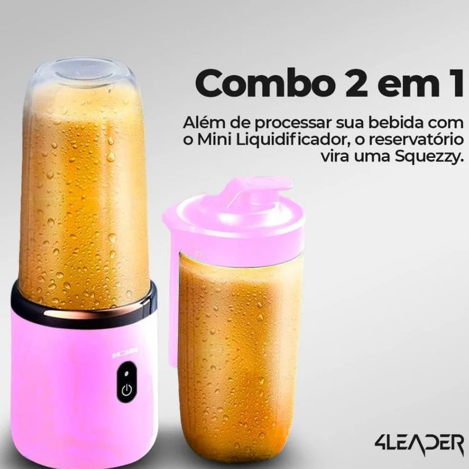 Mini Smoothie Portátil e Máquina Smoothie, 400ml,