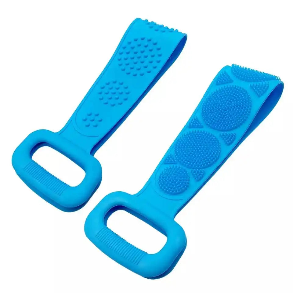 Esponja Silicone Massageadora Escova Banho Lava Corpo Todo Bucha Esfoli